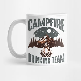 Campers Gift - Campfire Drinking Team Camping Outdoors Funny Mug